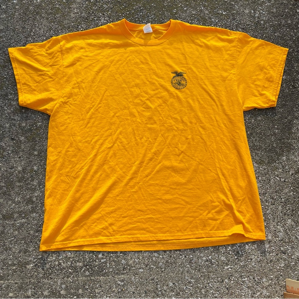 FFA Montague Michigan T Shirt Yellow Corn